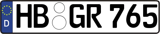 HB-GR765