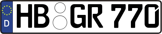 HB-GR770