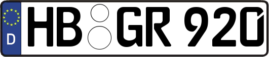 HB-GR920
