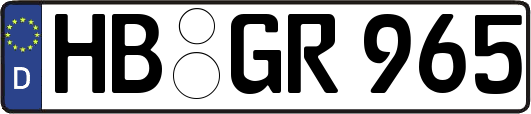 HB-GR965
