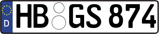 HB-GS874