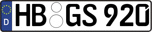 HB-GS920