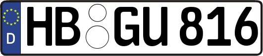 HB-GU816