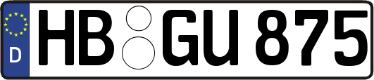 HB-GU875