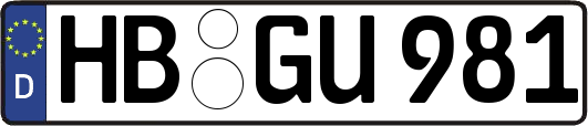 HB-GU981