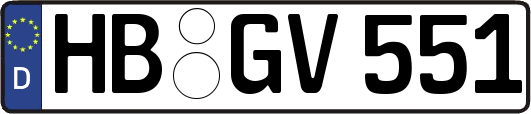 HB-GV551