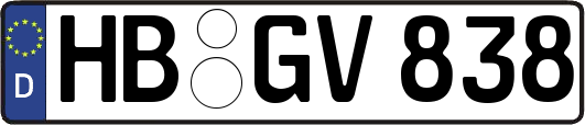 HB-GV838