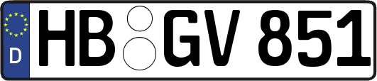 HB-GV851