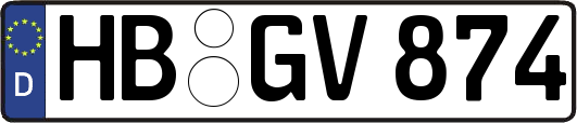 HB-GV874