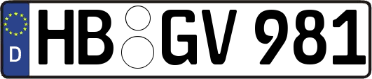 HB-GV981