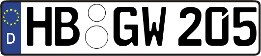 HB-GW205