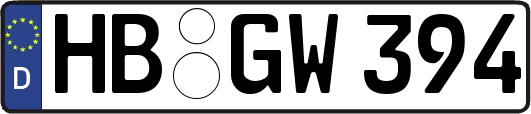 HB-GW394