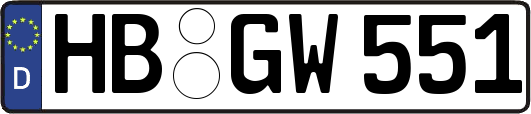 HB-GW551