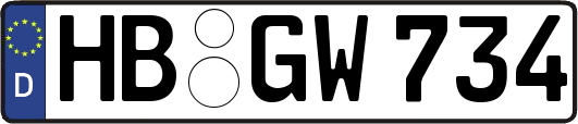 HB-GW734