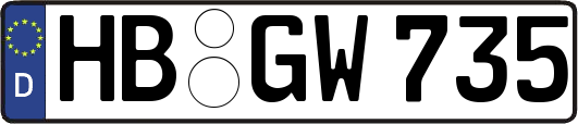 HB-GW735