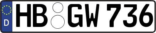 HB-GW736