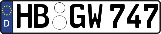 HB-GW747