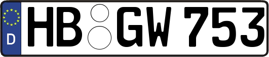 HB-GW753