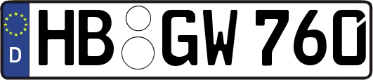 HB-GW760