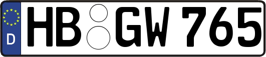 HB-GW765