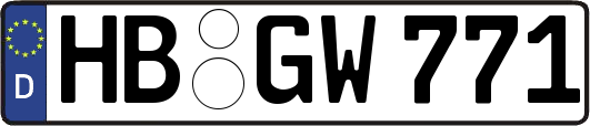 HB-GW771
