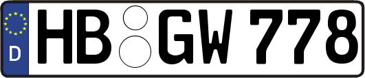 HB-GW778