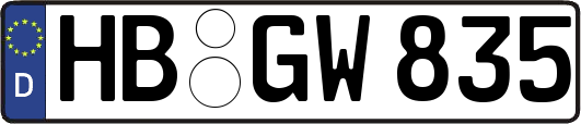 HB-GW835