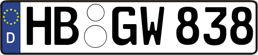 HB-GW838