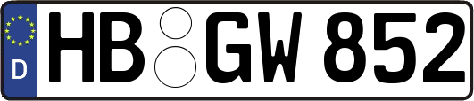 HB-GW852