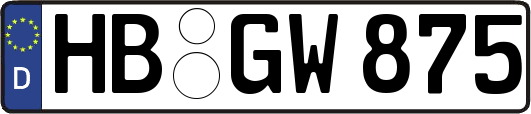HB-GW875