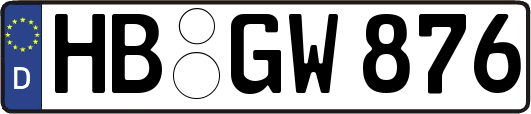 HB-GW876