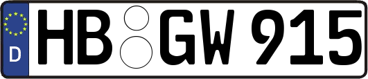 HB-GW915