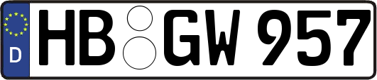 HB-GW957
