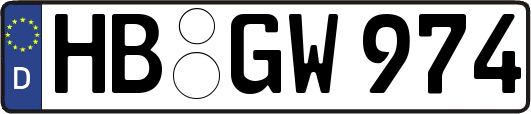 HB-GW974