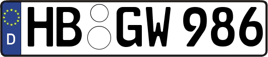 HB-GW986