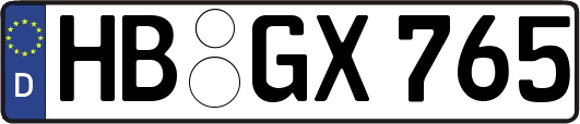 HB-GX765