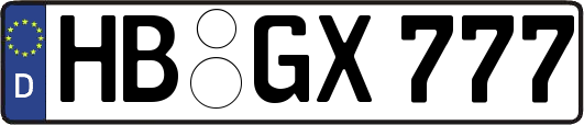 HB-GX777
