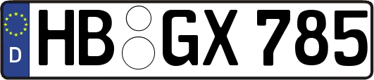 HB-GX785