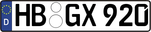 HB-GX920