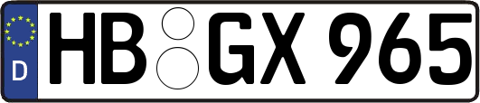 HB-GX965