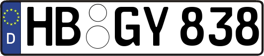 HB-GY838