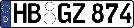 HB-GZ874