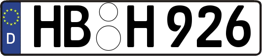 HB-H926