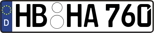 HB-HA760
