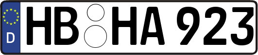 HB-HA923