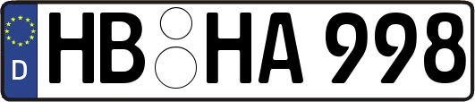 HB-HA998