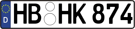 HB-HK874