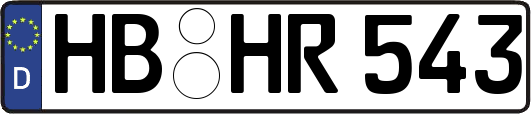 HB-HR543