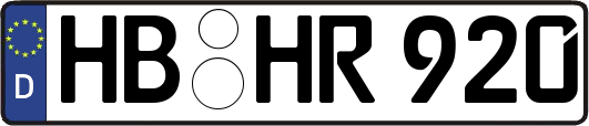 HB-HR920