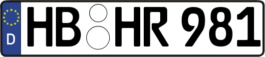 HB-HR981